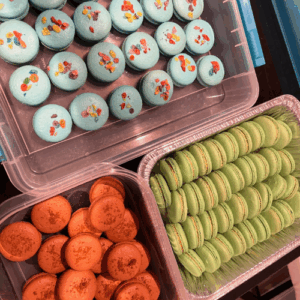 Ube French Macarons per 2 dozen