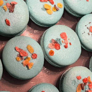 Fruity pebble French Macarons per 2 dozen